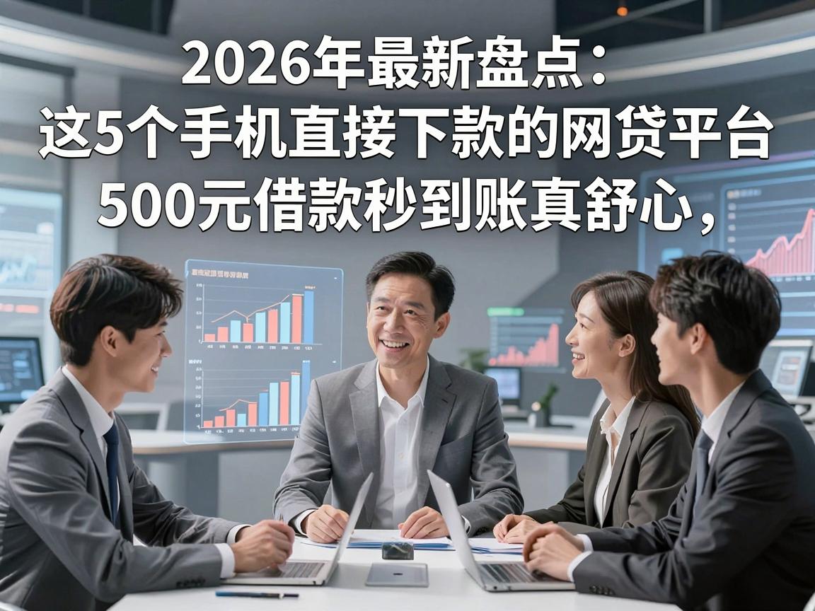 2026年最新盘点：这5个手机直接下款的网贷平台，500元借款秒到账真舒心