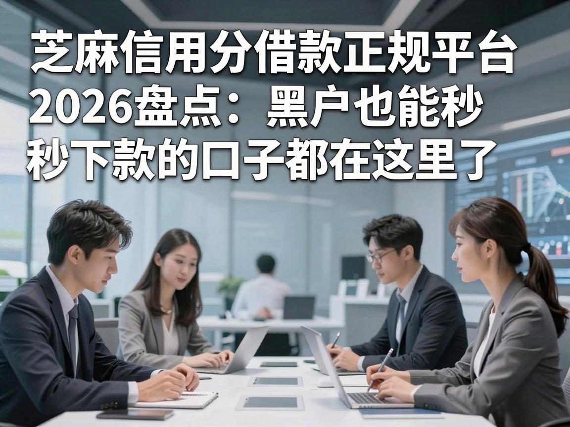 芝麻信用分借款正规平台2026盘点：黑户也能秒下款的口子都在这里了