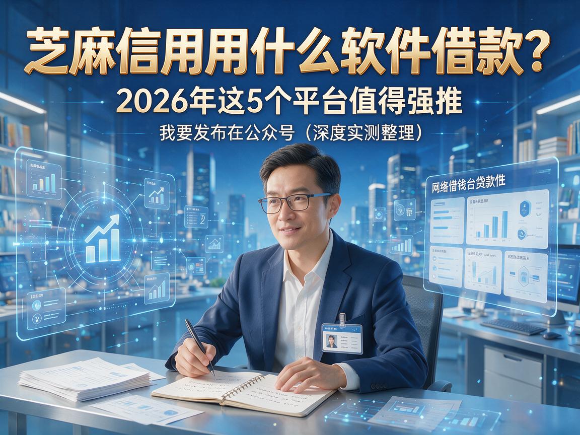 芝麻信用用什么软件借款？2026年这5个平台值得强推（深度实测整理）
