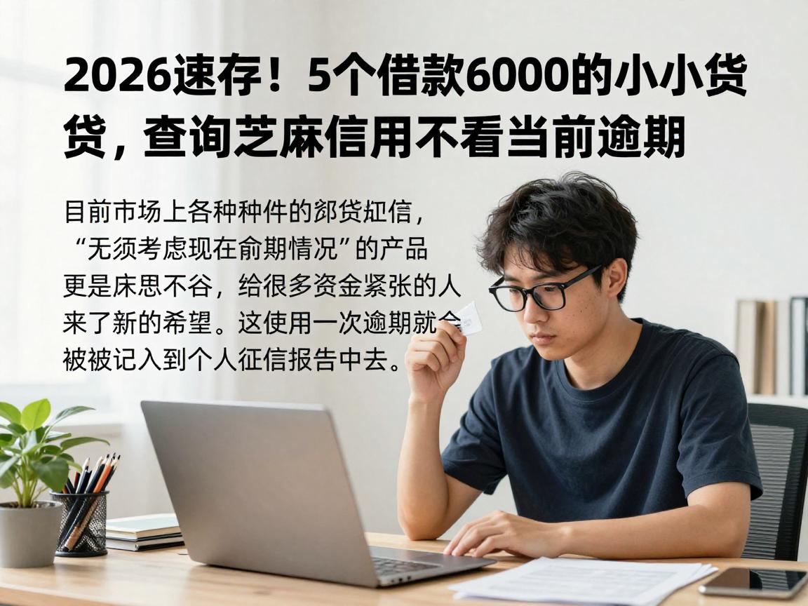 2026速存！5个借款6000的小贷，查询芝麻信用不看当前逾期
