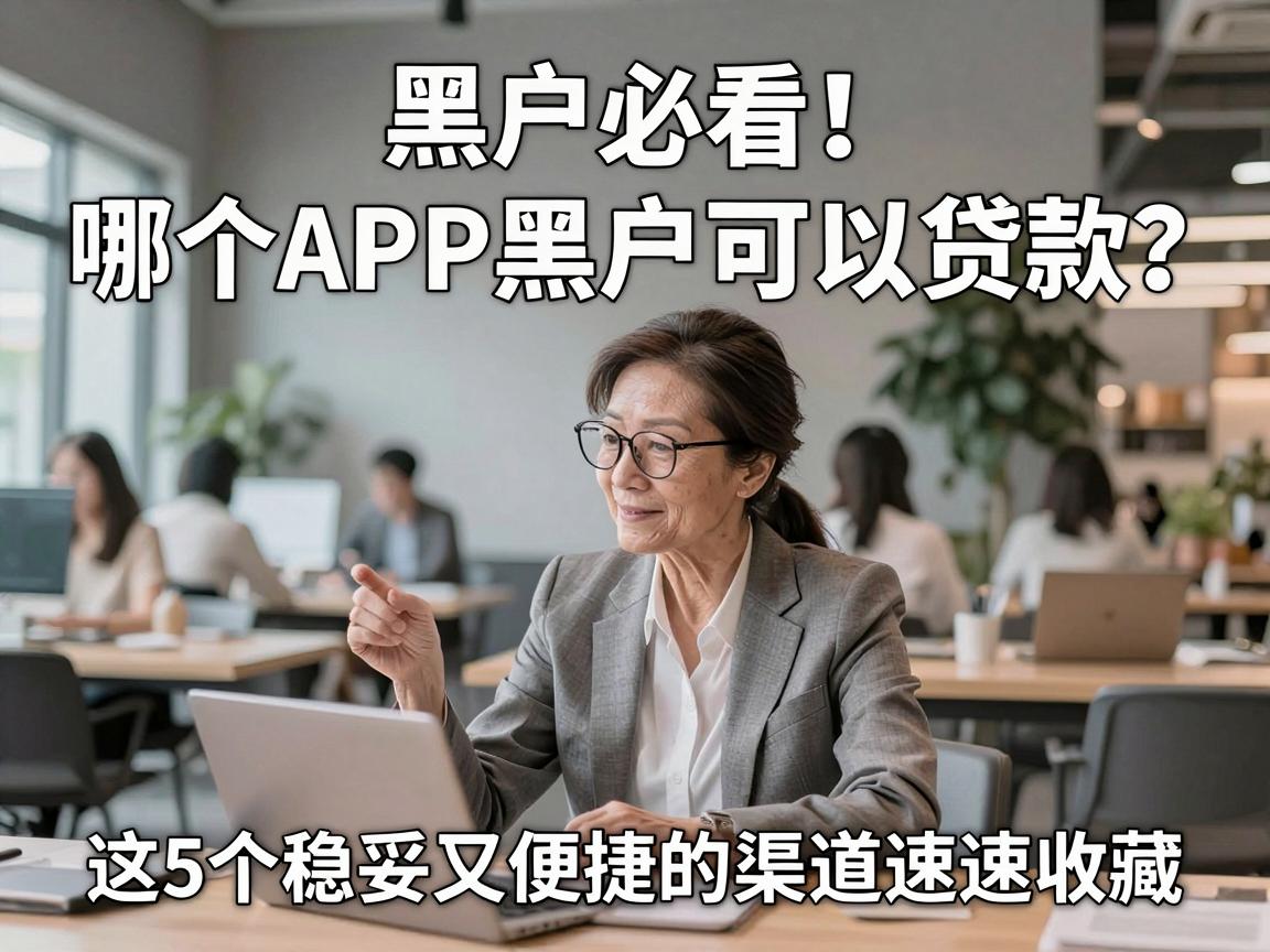 黑户必看！哪个APP黑户可以贷款？这5个稳妥又便捷的渠道速速收藏！