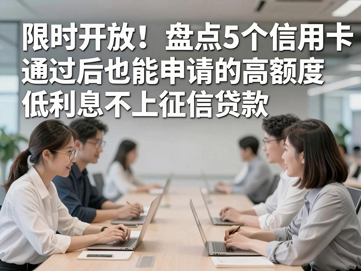 限时开放！盘点5个信用卡通过后也能申请的高额度低利息不上征信贷款