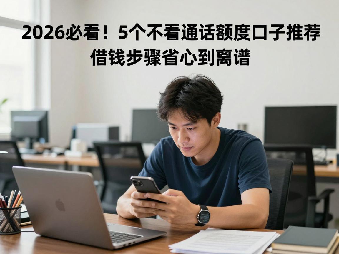 2026必看！5个不看通话额度口子推荐，借钱步骤省心到离谱