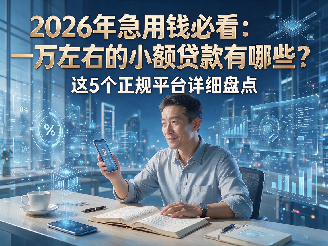 2026年急用钱必看：一万左右的小额贷款有哪些？这5个正规平台详细盘点！