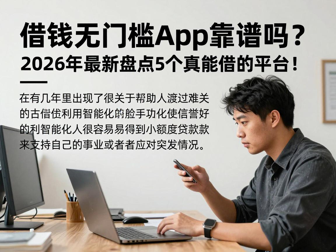借钱无门槛app靠谱吗？2026年最新盘点5个真能借的平台！