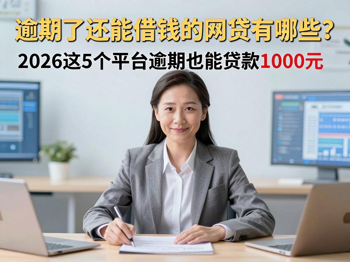 逾期了还能借钱的网贷有哪些？2026这5个平台逾期也能贷款1000元