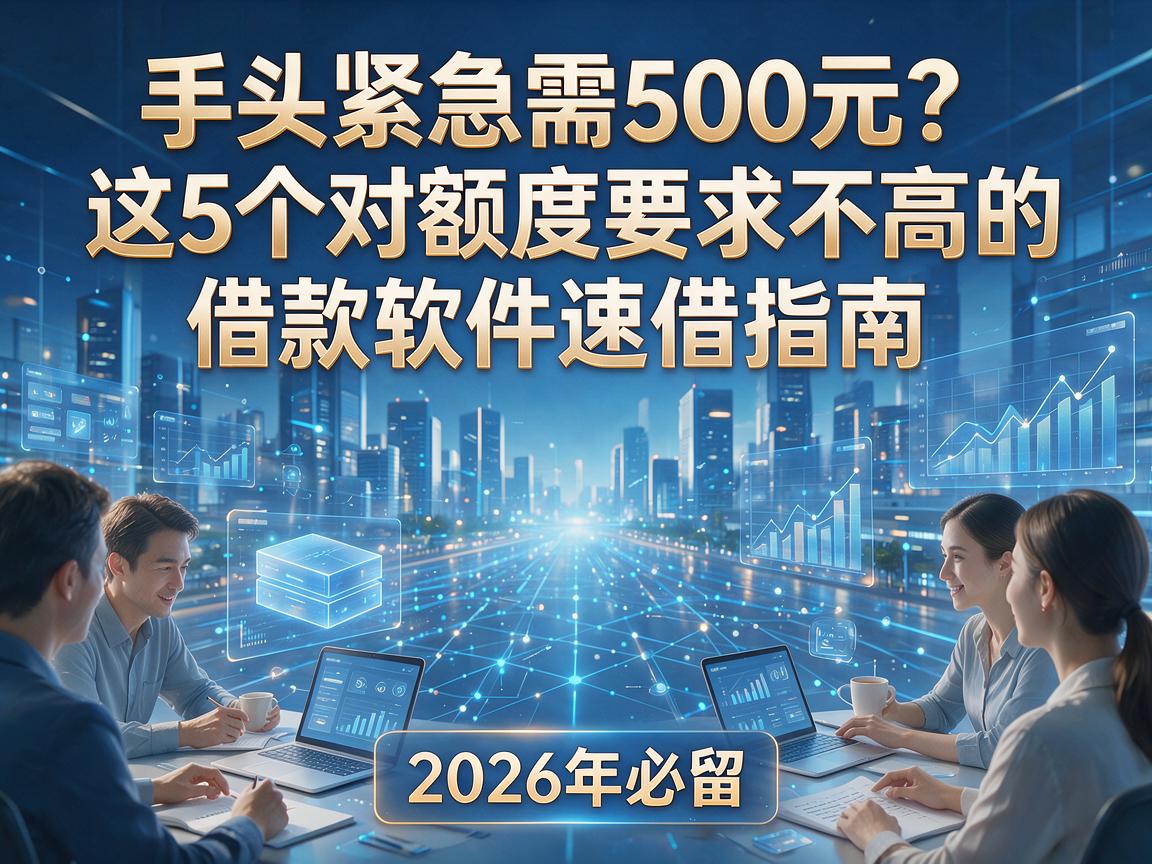 手头紧急需500元？这5个对额度要求不高的借款软件速借指南，2026年必留