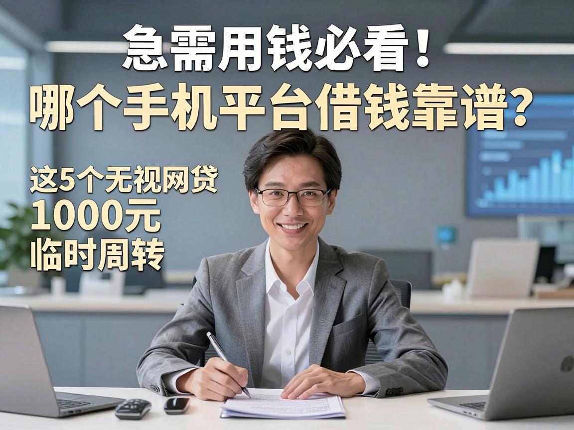 急需用钱必看！哪个手机平台借钱靠谱？这5个无视网贷1000元临时周转超适配