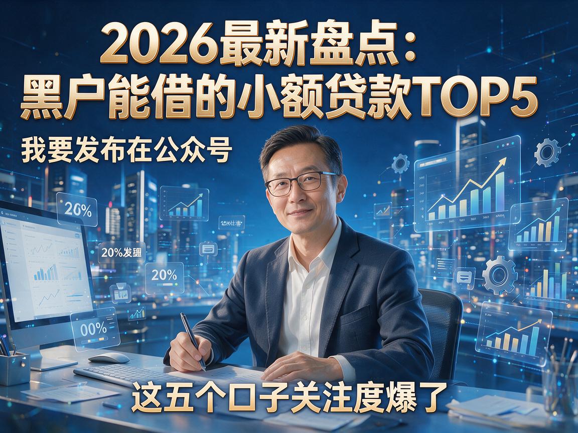 2026最新盘点：黑户能借的小额贷款TOP5，这五个口子关注度爆了！