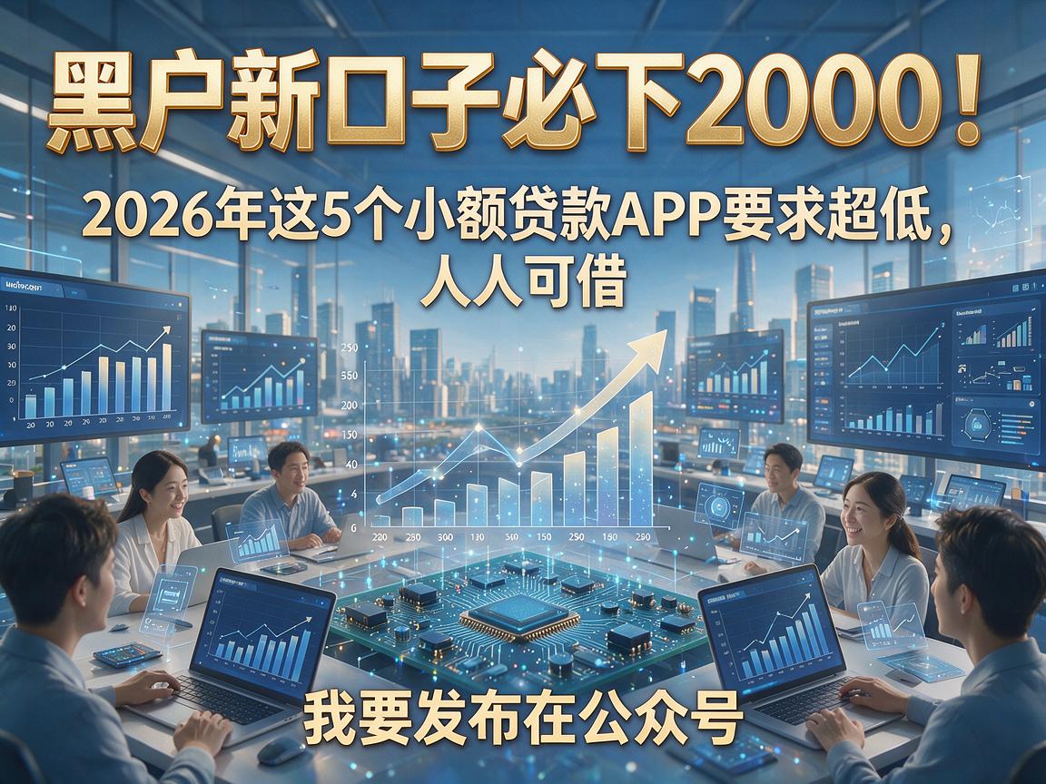黑户新口子必下2000！2026年这5个小额贷款APP要求超低，人人可借