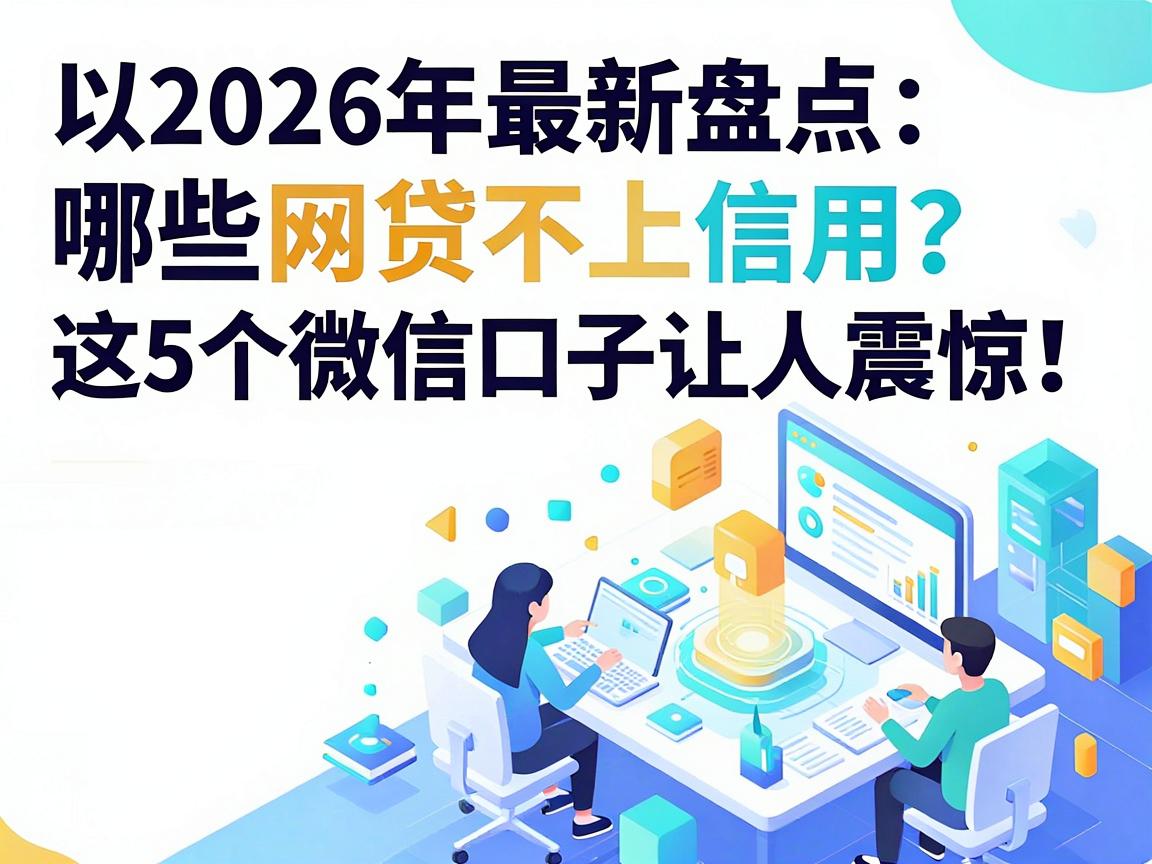 2026年最新盘点：哪些网贷不上信用？这5个微信口子让人震惊！