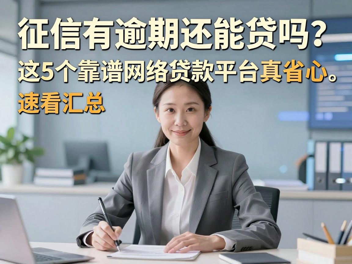 征信有逾期还能贷吗？这5个靠谱网络贷款平台真省心，速看汇总！