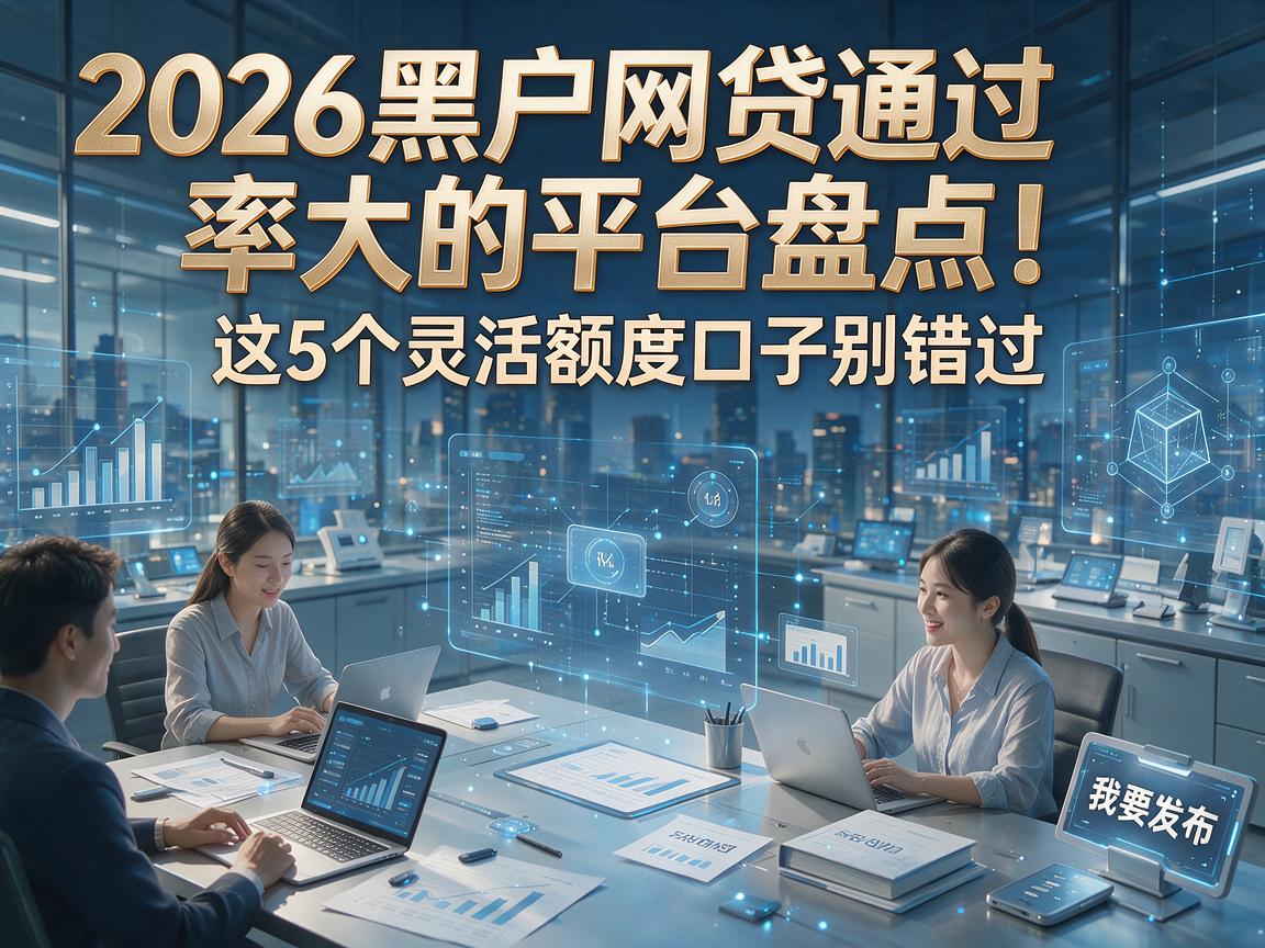 2026黑户网贷通过率大的平台盘点！这5个灵活额度口子别错过