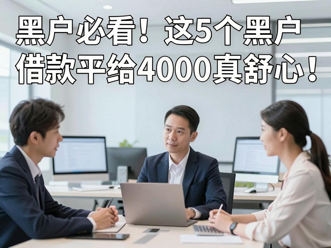 黑户必看！这5个黑户借款平台给4000真舒心，黑户有没有黑户的网贷平台？