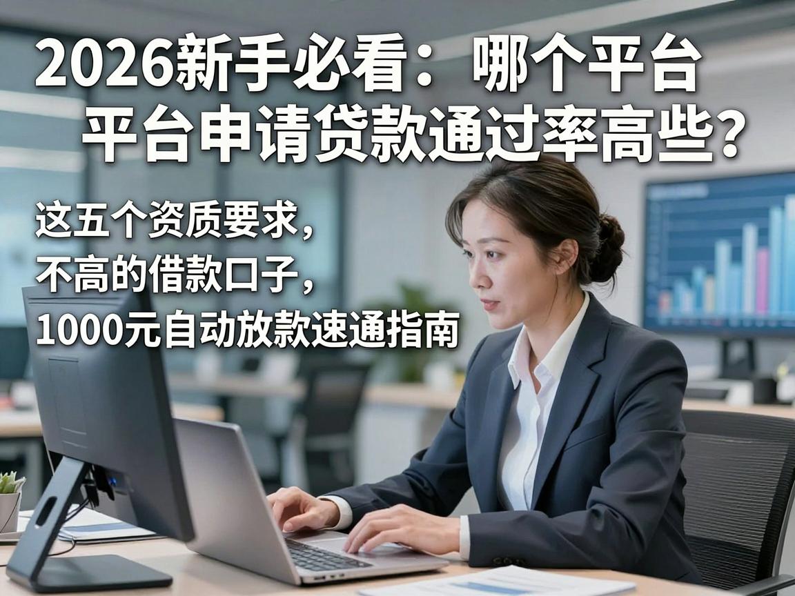 2026新手必看：哪个平台申请贷款通过率高些？这五个资质要求不高的借款口子，1000元自动放款速通指南！