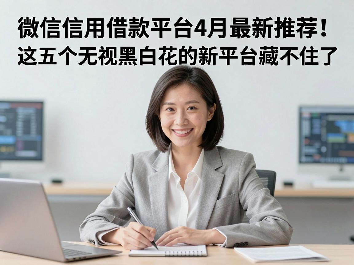 微信信用借款平台4月最新推荐！这五个无视黑白花的新平台藏不住了