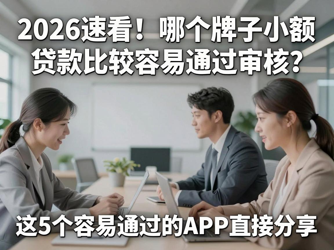 2026速看！哪个牌子小额贷款比较容易通过审核？这5个容易通过的APP直接分享！