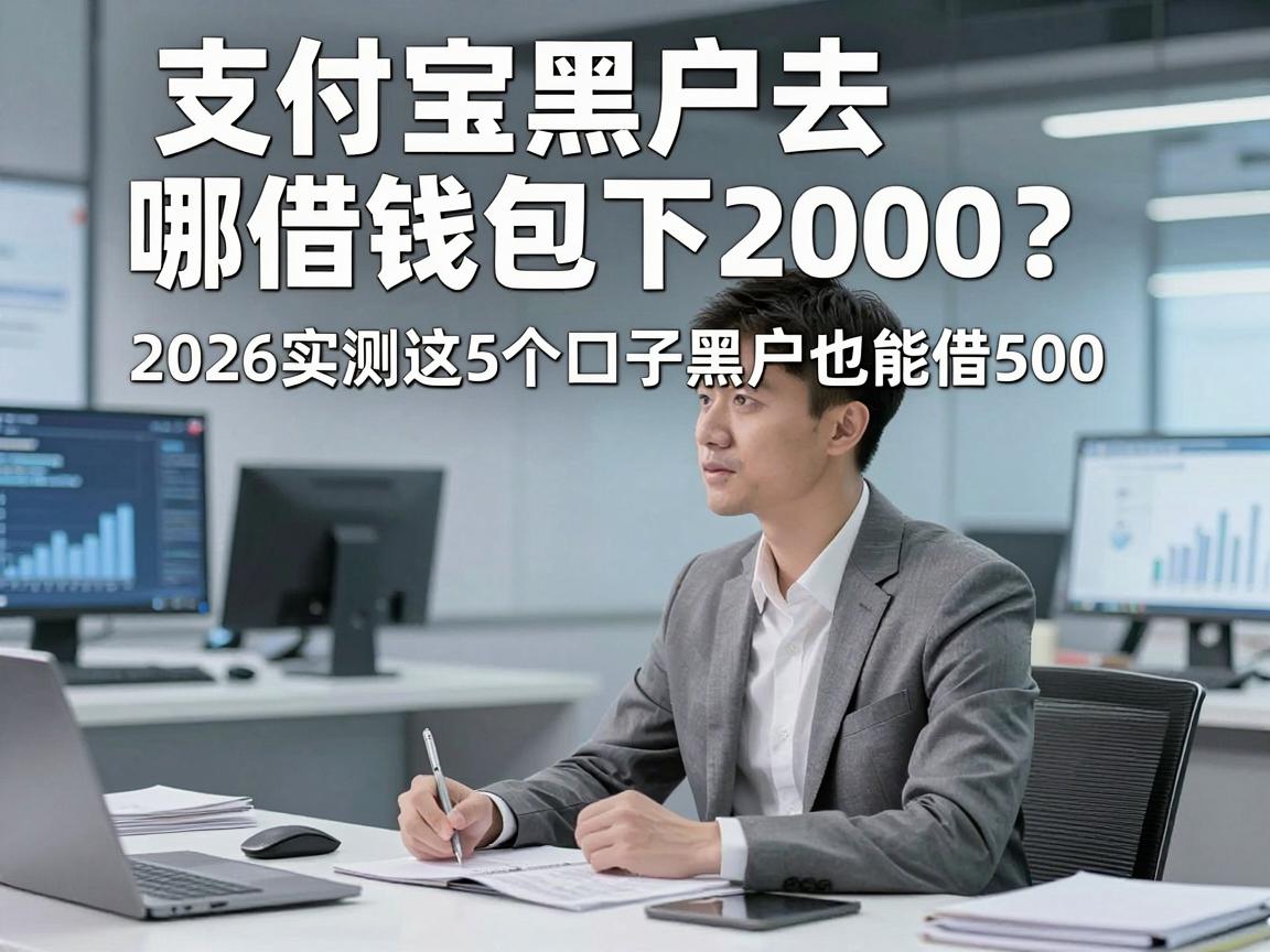 支付宝黑户去哪借钱包下2000？2026实测这5个口子黑户也能借500
