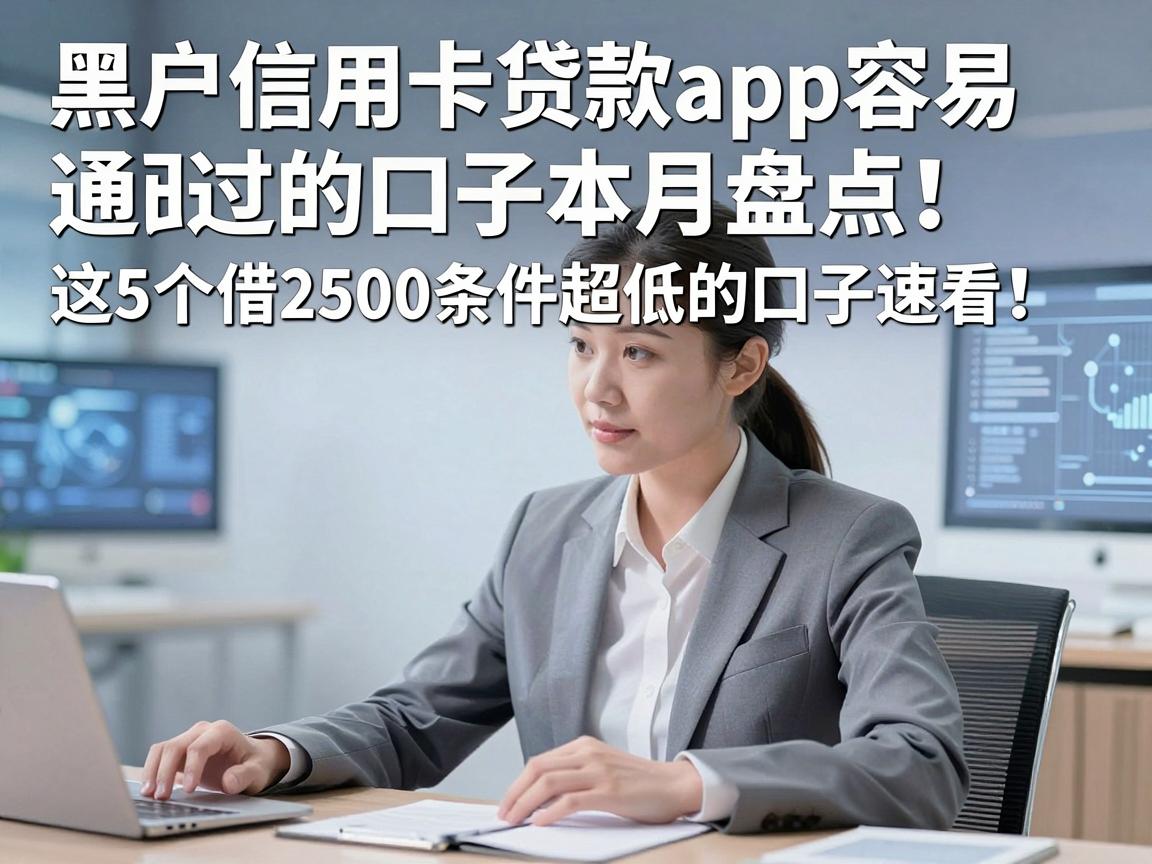 黑户信用卡贷款app容易通过的口子本月盘点！这5个借2500条件超低的口子速看