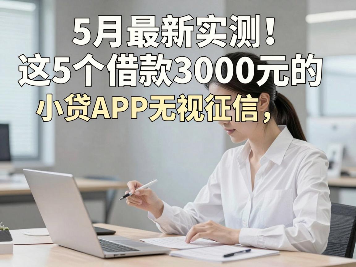 5月最新实测！这5个借款3000元的小贷APP无视征信，网络贷款哪个最容易过审核一目了然