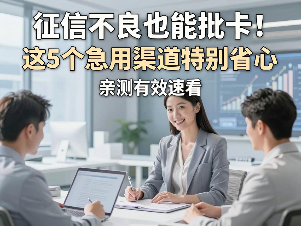 征信不良也能批卡！这5个急用渠道特别省心，亲测有效速看