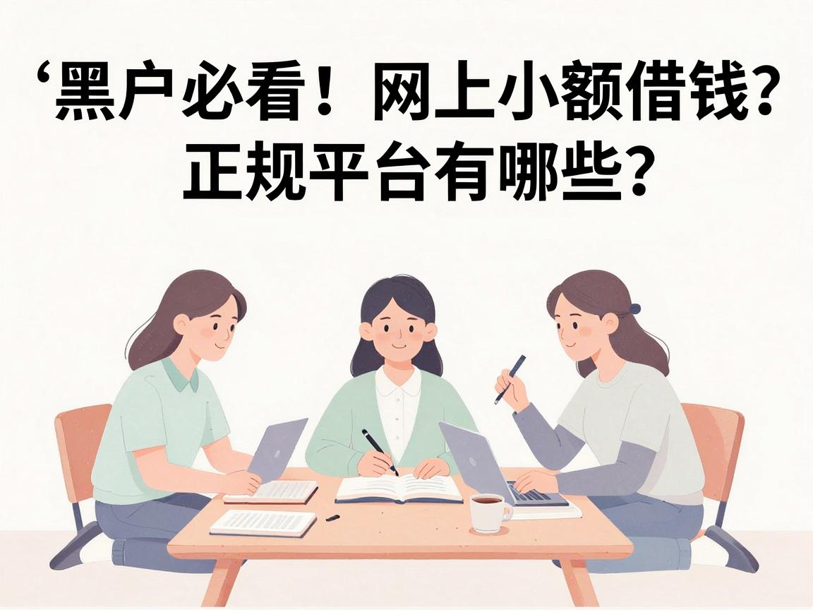 黑户必看！网上小额借钱正规平台有哪些？这5个流程便捷顺畅
