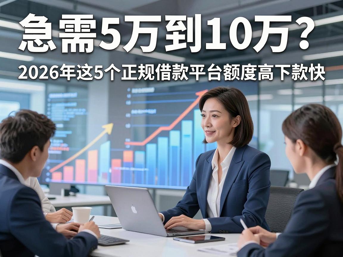 急需5万到10万？2026年这5个正规借款平台额度高下款快！