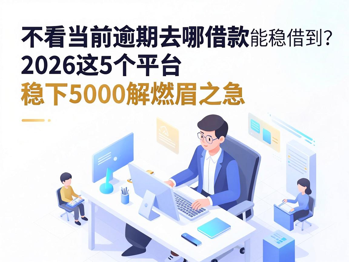 不看当前逾期去哪借款能稳借到？2026这5个平台稳下5000解燃眉之急