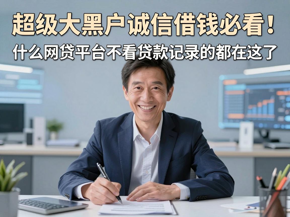超级大黑户诚信借钱必看！什么网贷平台不看贷款记录的都在这了