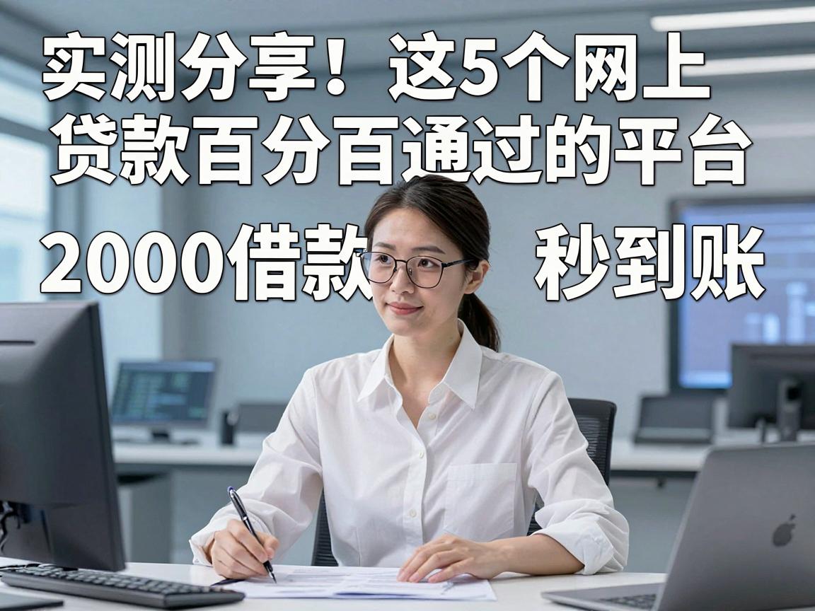实测分享！这5个网上贷款百分百通过的平台，2000借款秒到账