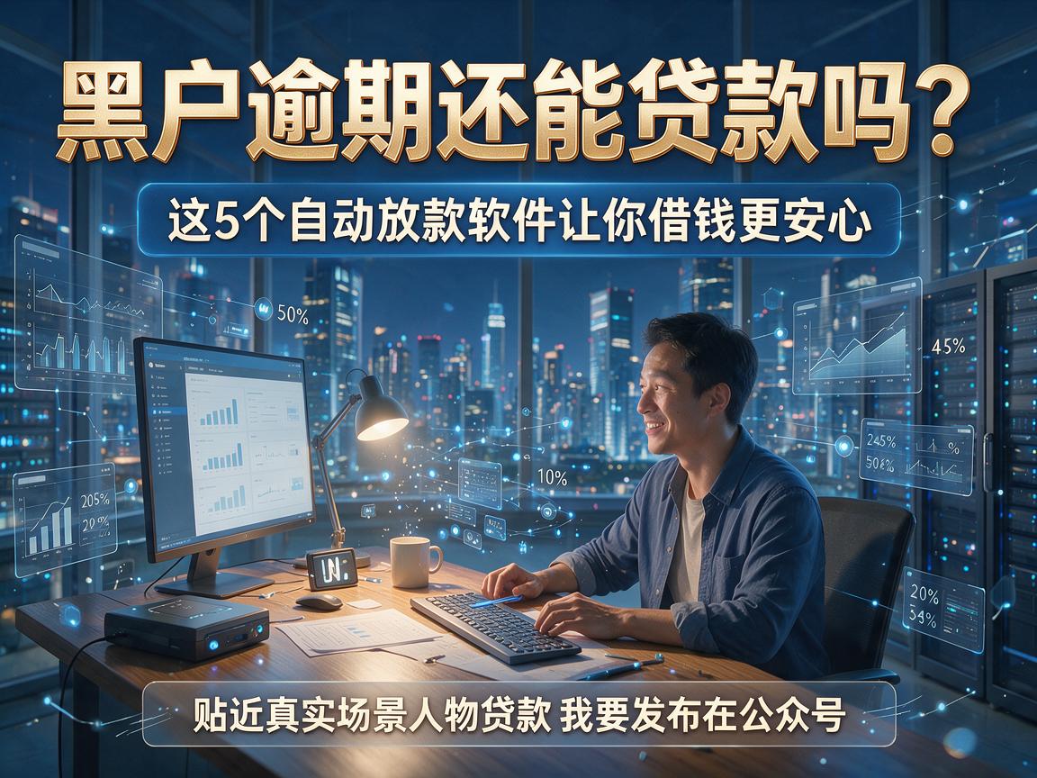黑户逾期还能贷款吗？这5个自动放款软件让你借钱更安心