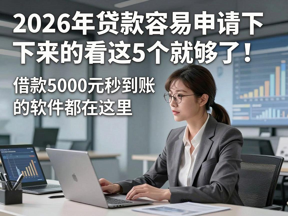 2026年贷款容易申请下来的看这5个就够了！借款5000元秒到账的软件都在这里