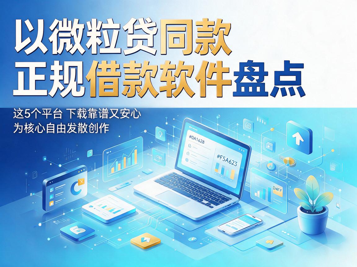 微粒贷同款正规借款软件盘点，这5个平台下载靠谱又安心
