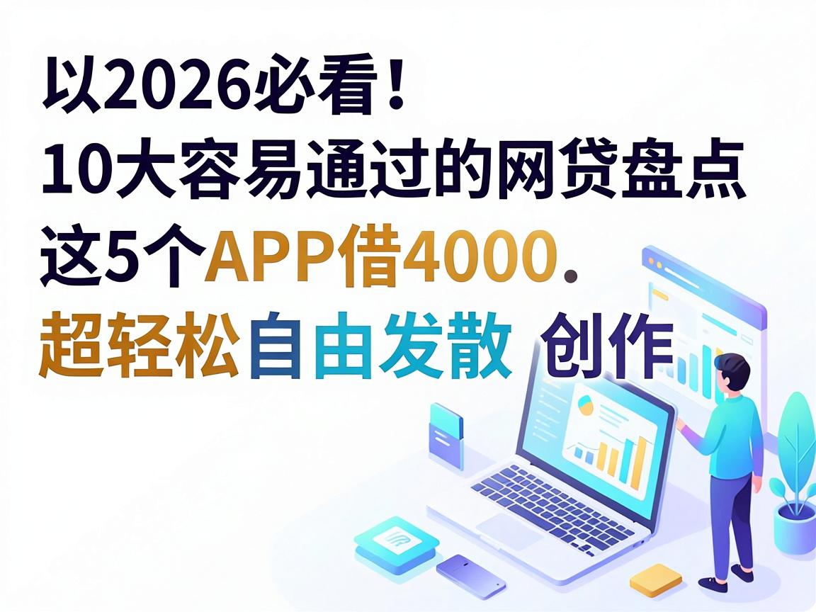 2026必看！10大容易通过的网贷盘点，这5个APP借4000超轻松