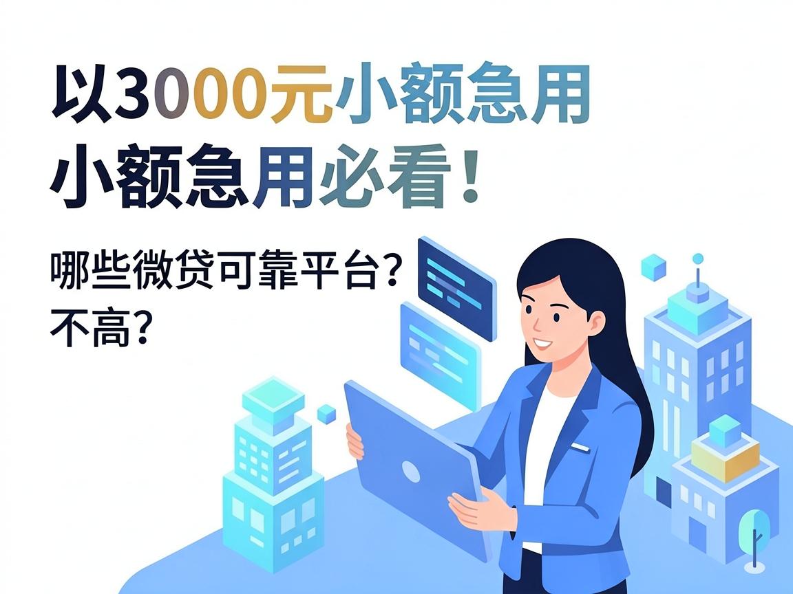 3000元小额急用必看！哪些微贷可靠平台对资质要求不高？