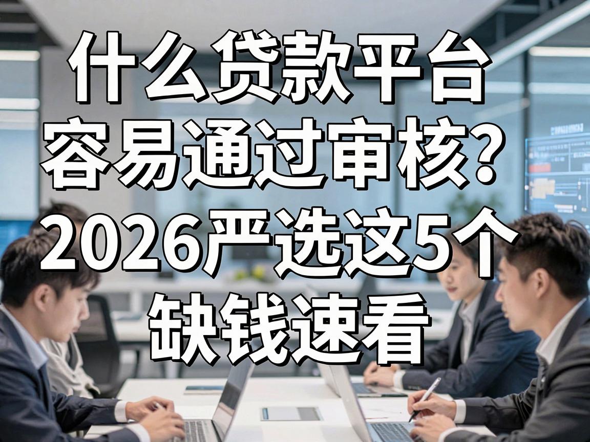 什么贷款平台容易通过审核？2026严选这5个，缺钱速看！