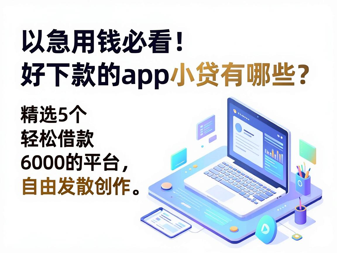 急用钱必看！好下款的app小贷有哪些？精选5个轻松借款6000的平台