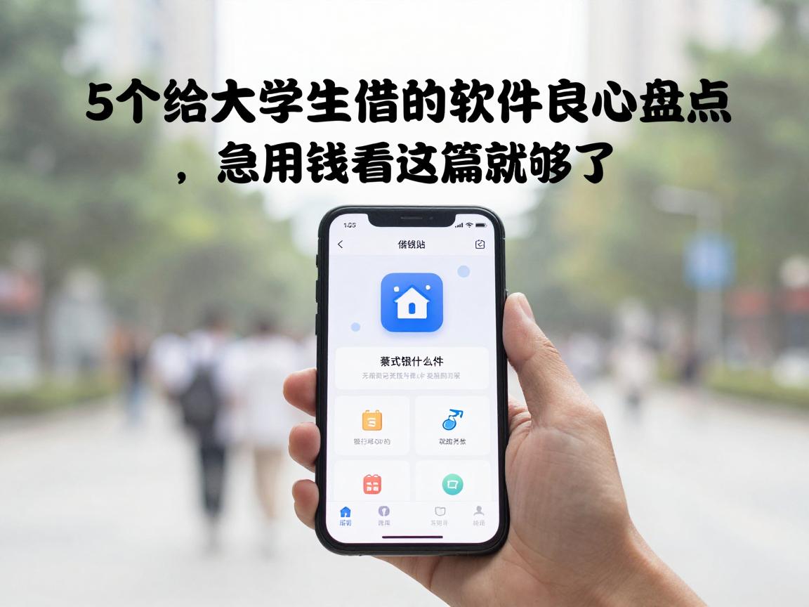 5个给大学生借钱的软件良心盘点，急用钱看这篇就够了