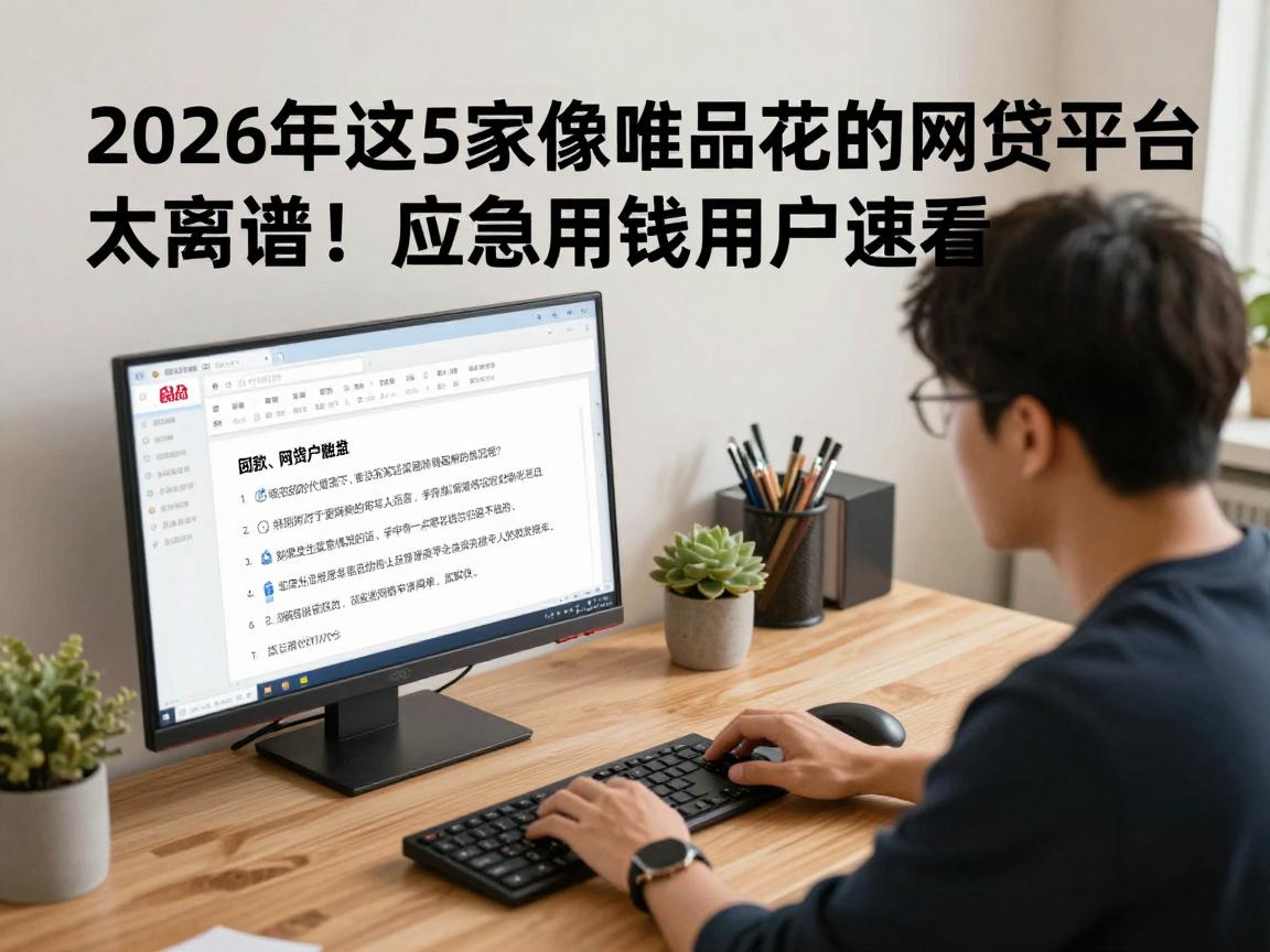 2026年这5家像唯品花的网贷平台太离谱！应急用钱用户速看