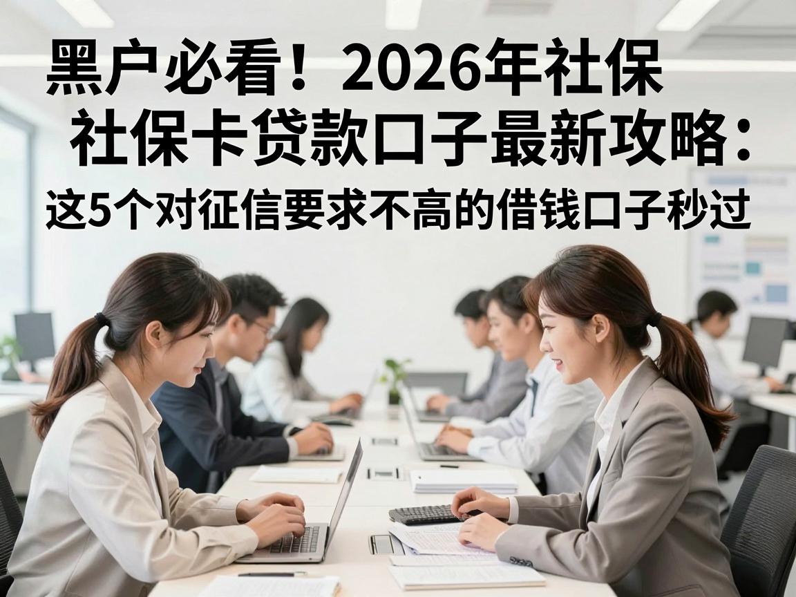 黑户必看!2026年社保卡贷款口子最新攻略:这5个对征信要求不高的借钱口子秒过