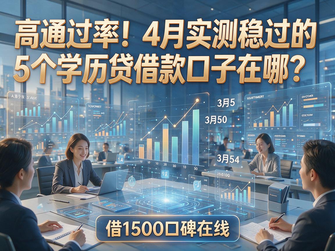 高通过率！4月实测稳过的5个学历贷借款口子在哪？借1500口碑在线