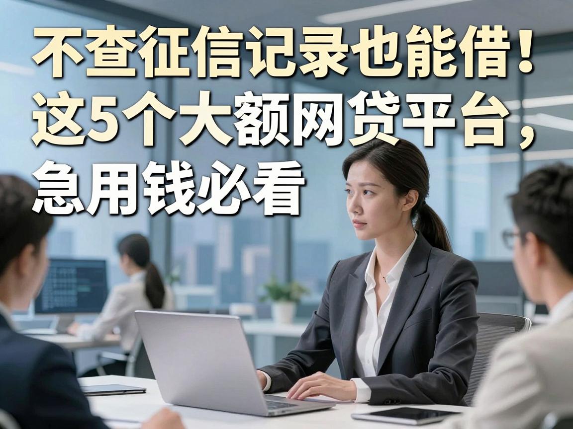 不查征信记录也能借！这5个大额网贷平台，急用钱必看