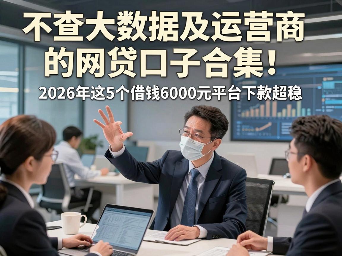 不查大数据及运营商的网贷口子合集！2026年这5个借钱6000元平台下款超稳