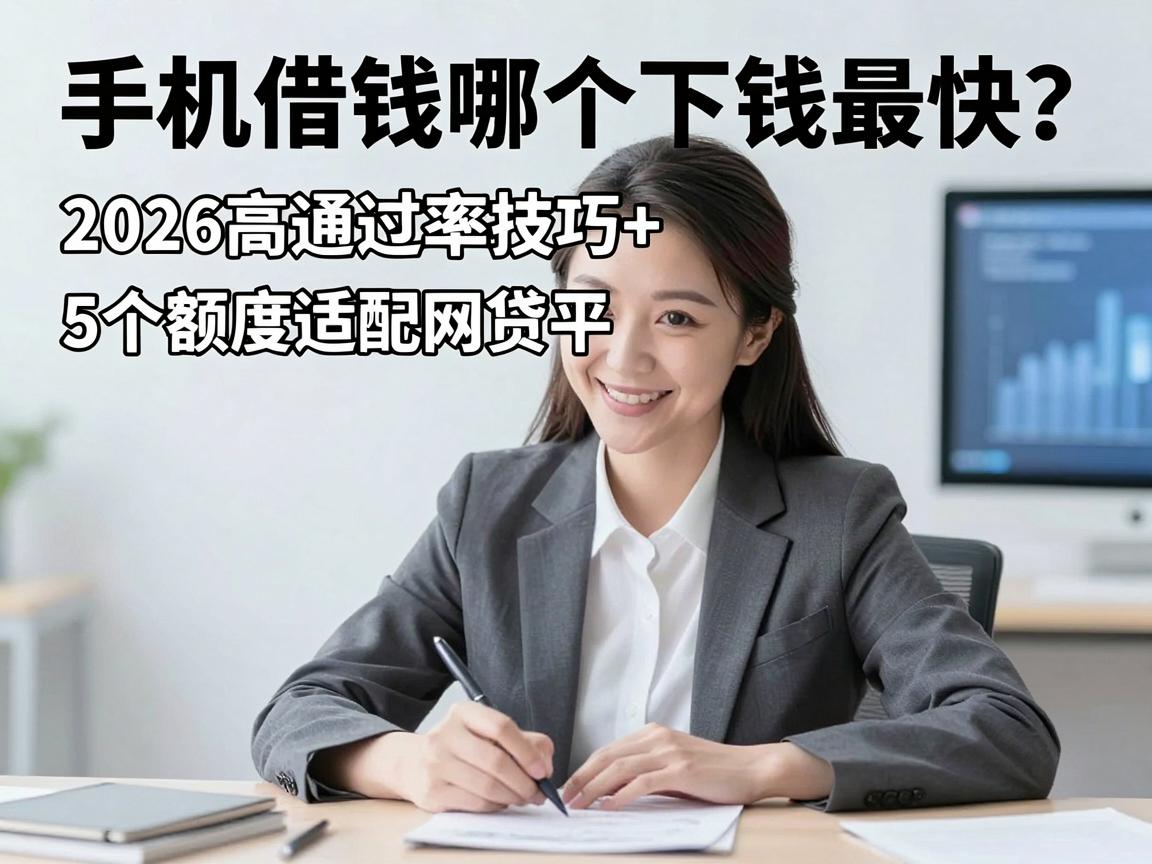 手机借钱哪个下钱最快？2026高通过率技巧+5个额度适配网贷平台速览