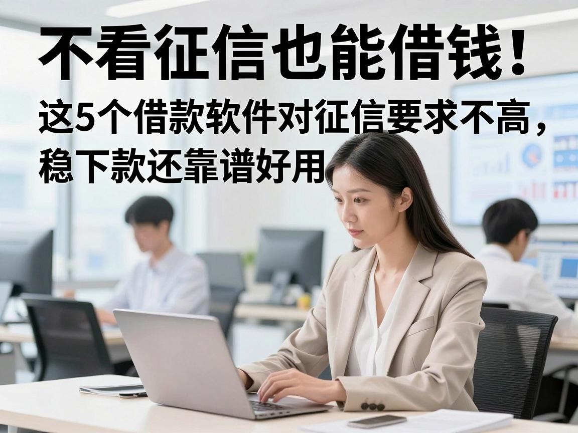 不看征信也能借钱！这5个借款软件对征信要求不高，稳下款还靠谱好用