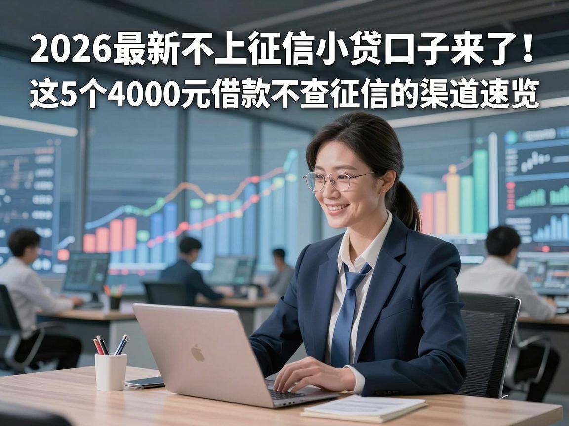 2026最新不上征信小贷口子来了！这5个4000元借款不查征信的渠道速览