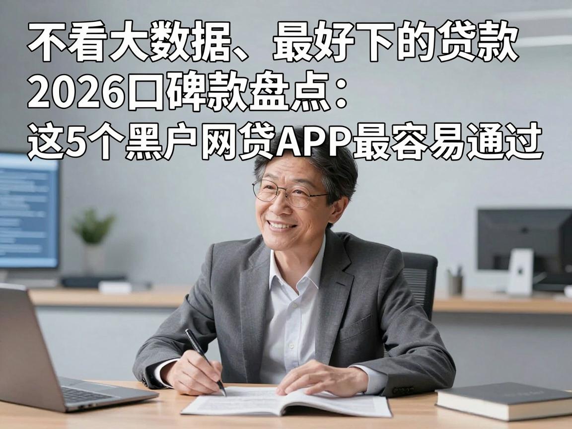 不看大数据、最好下的贷款2026口碑款盘点：这5个黑户网贷APP最容易通过！