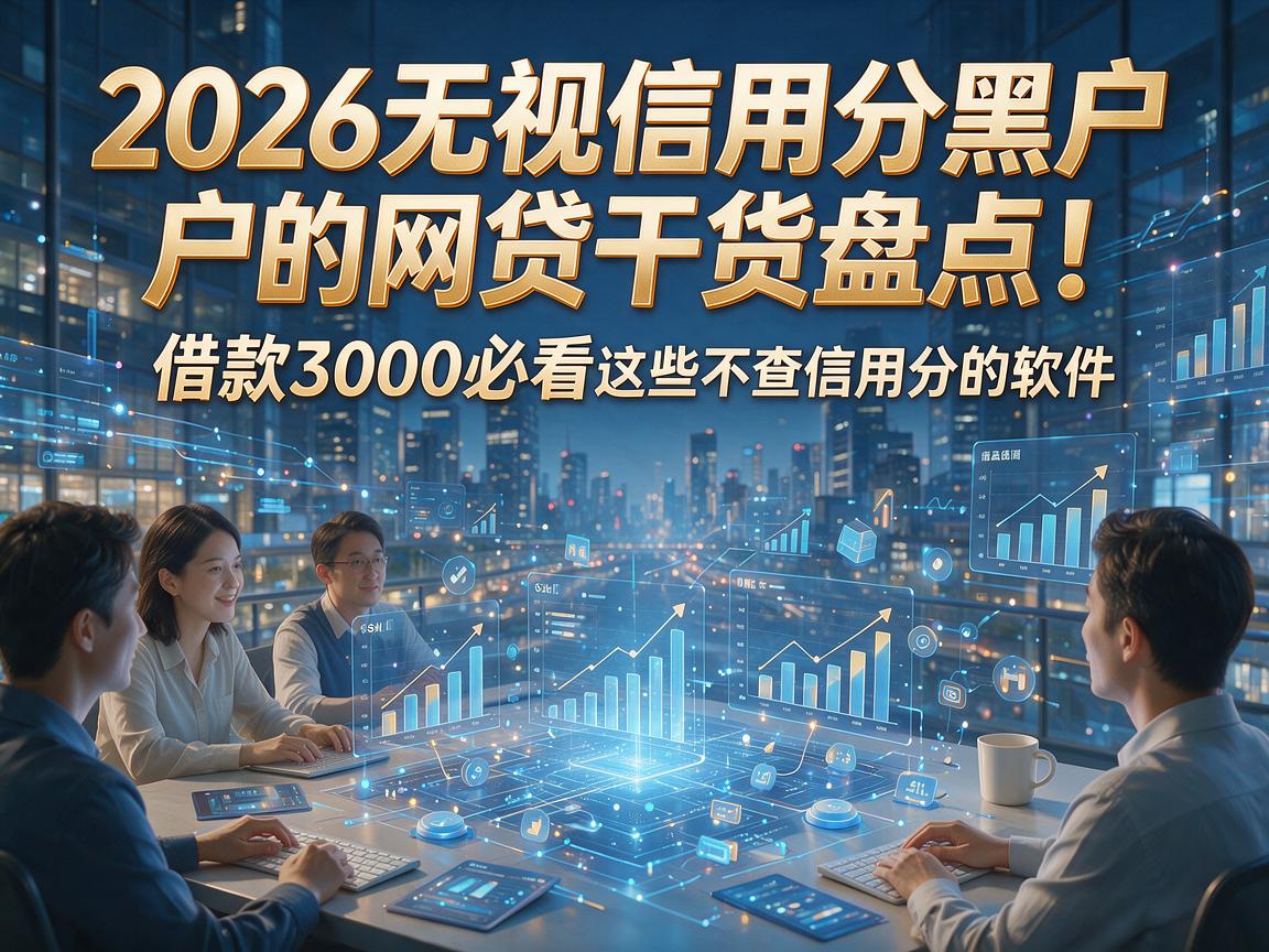 2026无视信用分黑户的网贷干货盘点！借款3000必看这些不查信用分的软件