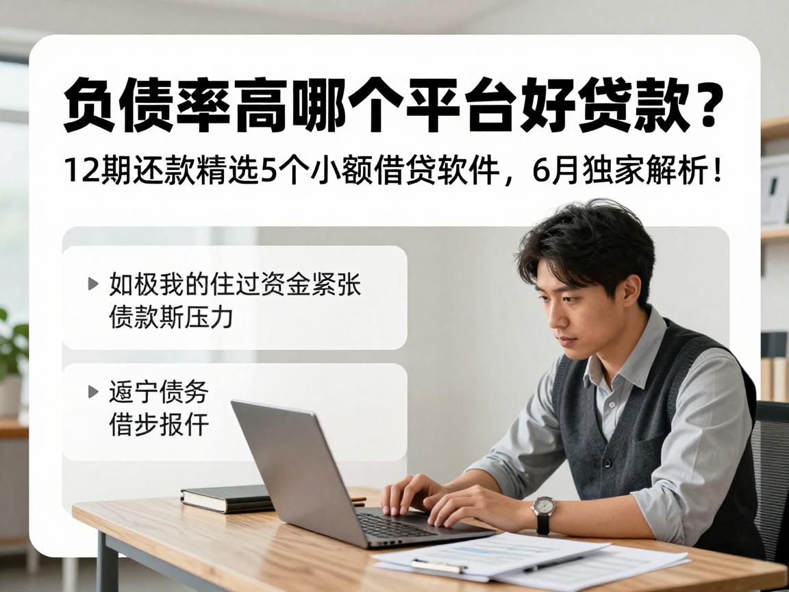 负债率高哪个平台好贷款？12期还款精选5个小额借贷软件，6月独家解析！