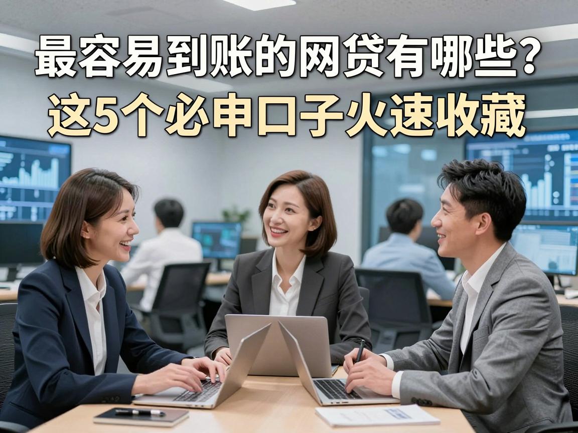 最容易到账的网贷有哪些？这5个必申口子火速收藏！